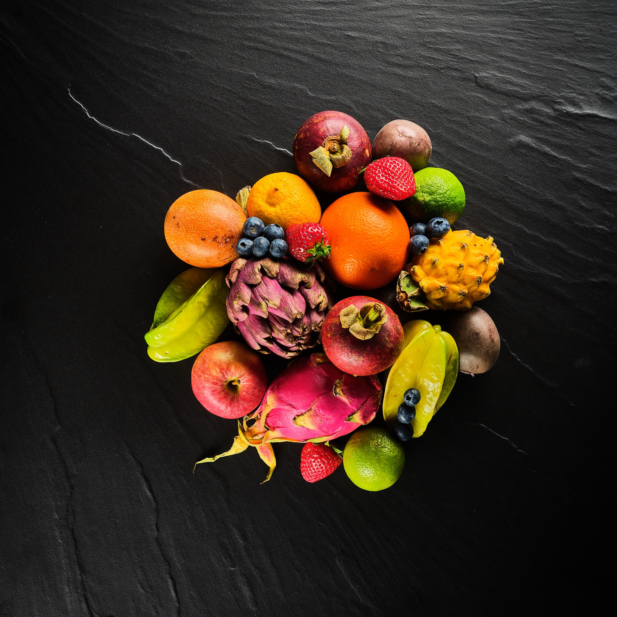 Kristian Dill Photographe Fruit Panier Exotique Couleur