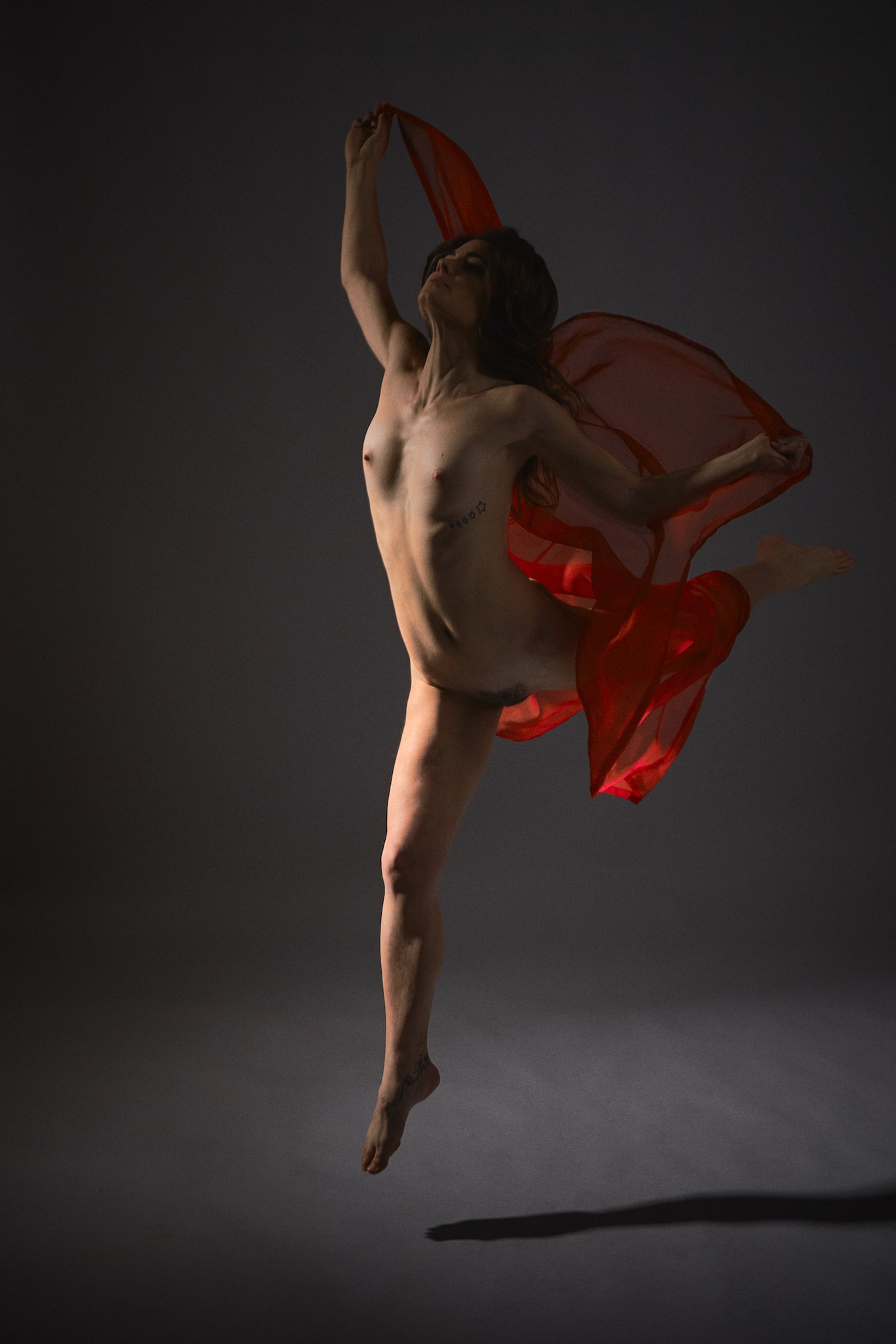 Kristian Dill Photographe Projet RedSquare Nu Tissu Rouge 20160601