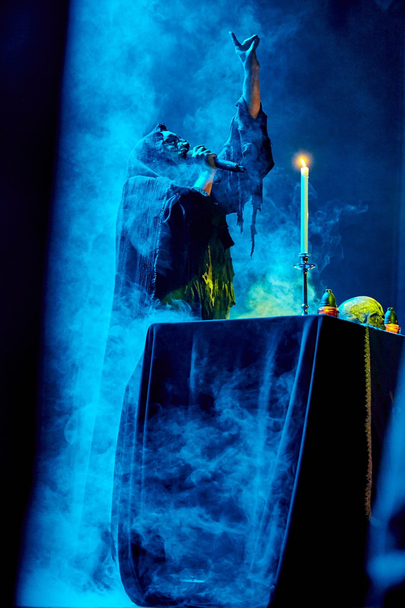 Kristian Dill Photographe Concert Rock Altitude Behemoth Crane Bougie