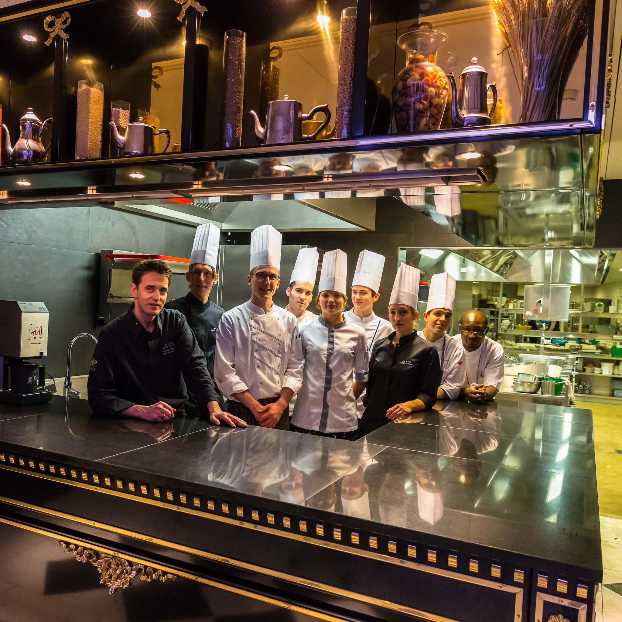 Kristian Dill Photographe Corporate Portrait Cuisine Brigade Chef Cuisinier Restaurant Gastronomie