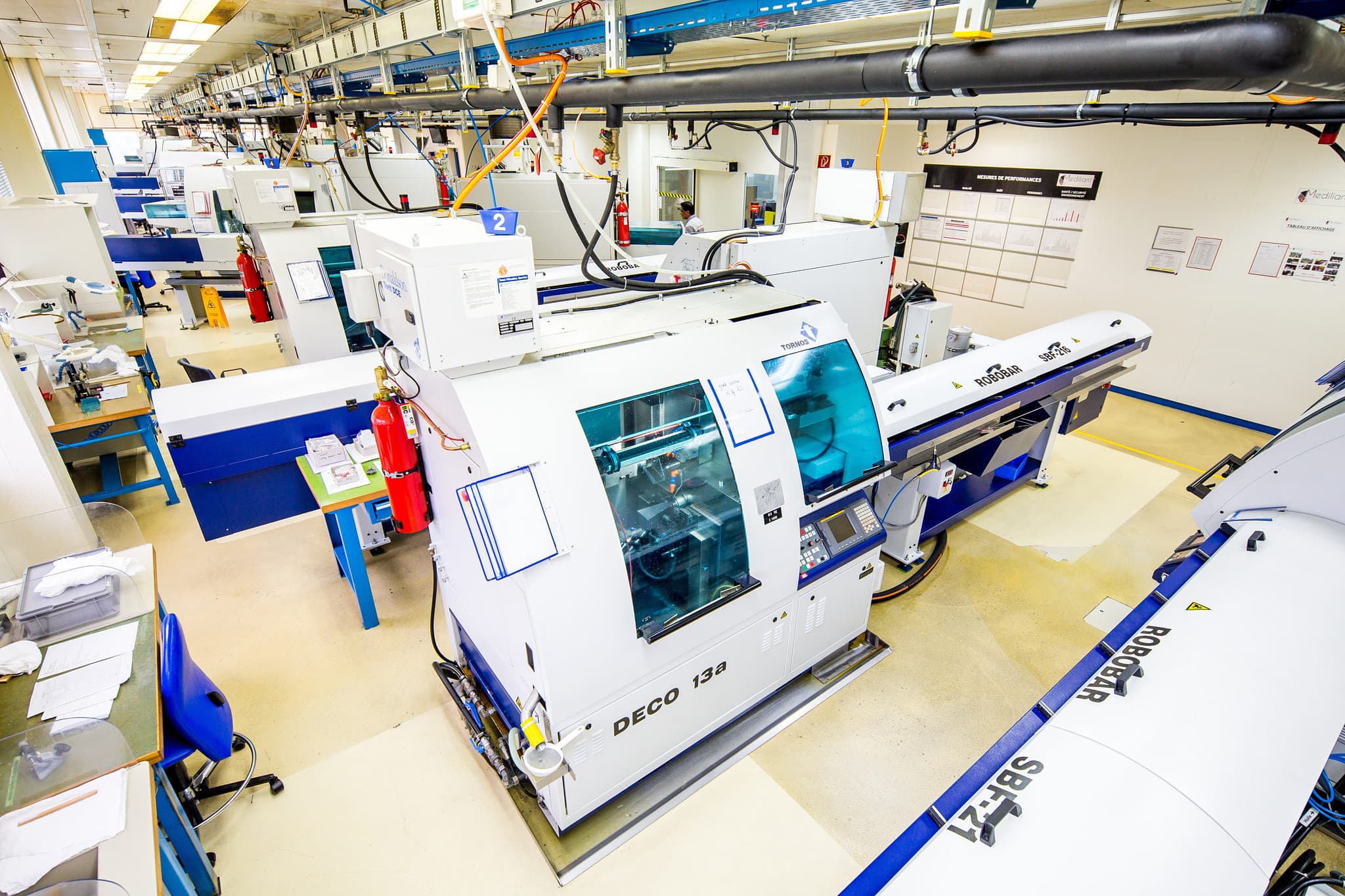 Kristian Dill Photographe Industriel Machine Usinage CNC Tornos Robobar