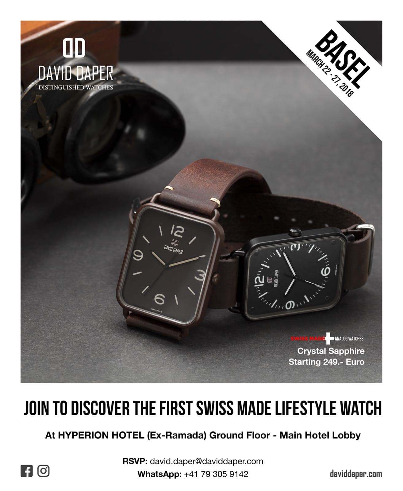 Kristian Dill Photographe Produit Horlogerie Montre BaselWorld