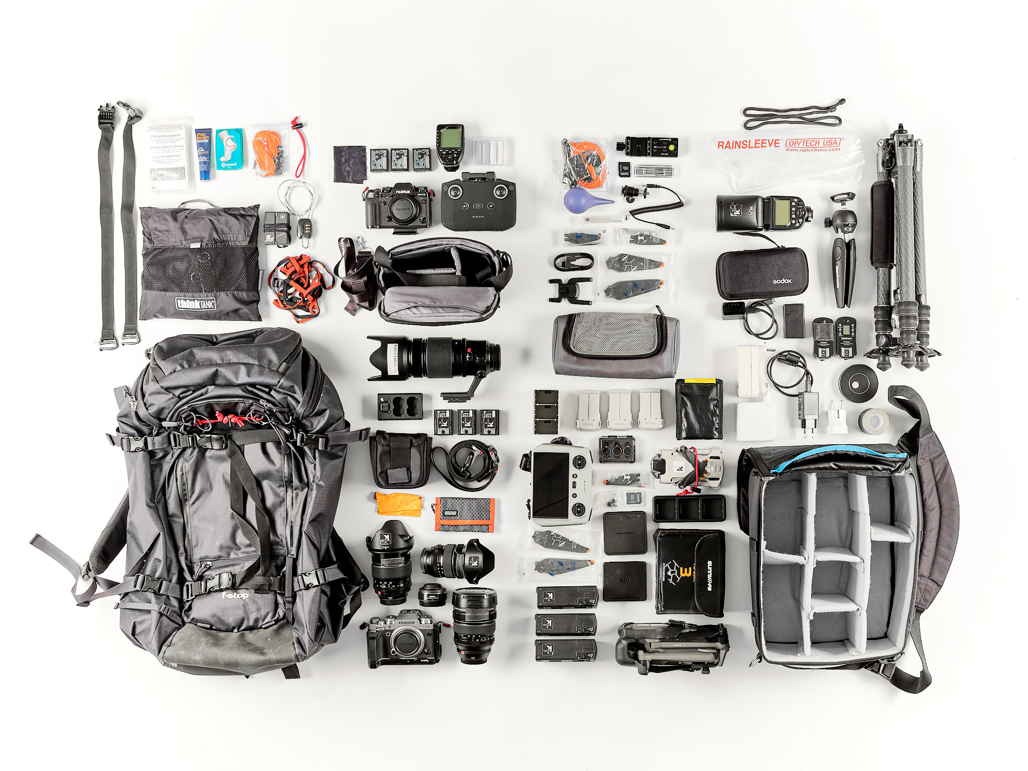 Kristian Dill Photographe Produit Materiel Voyage Photo WhatsInYourBag