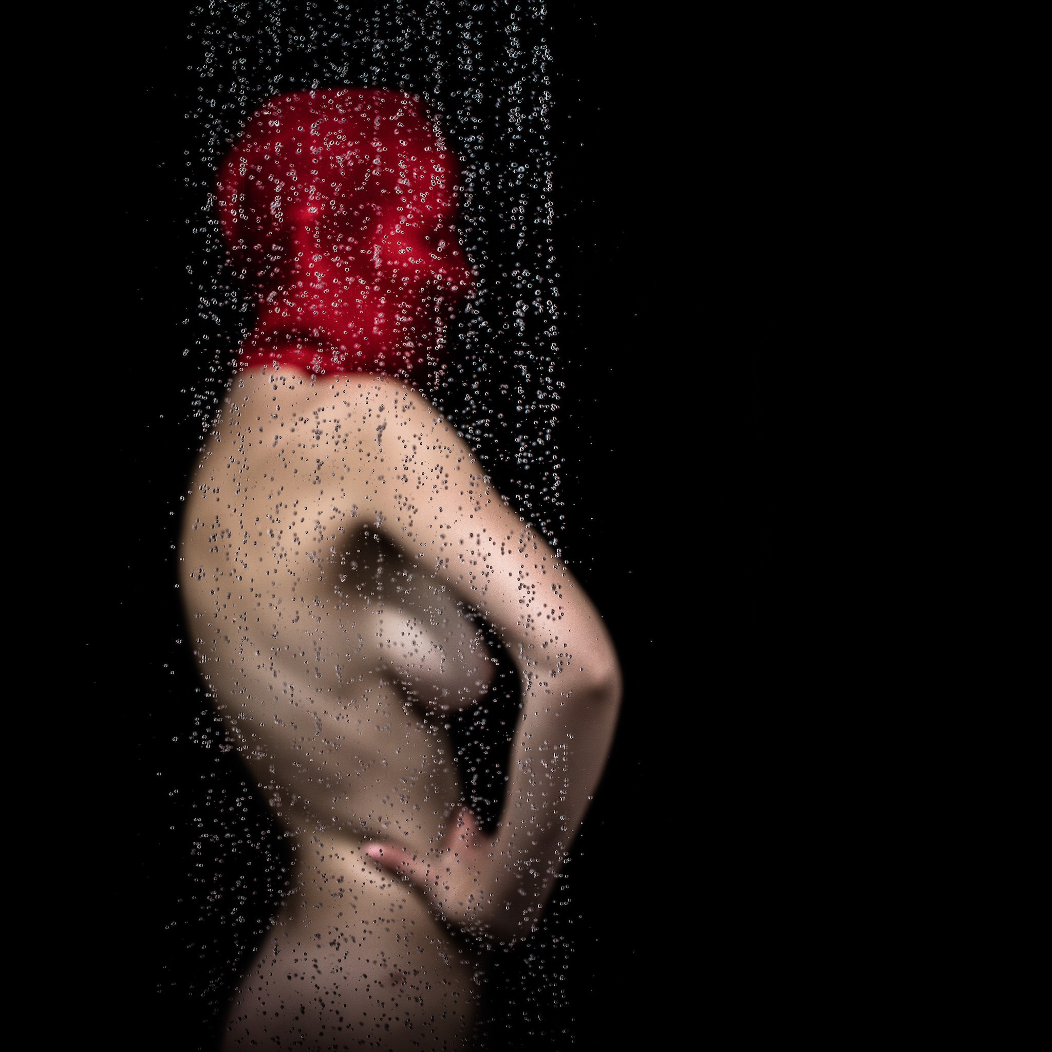 Kristian Dill Photographe Projet RedSquare Nu Tissu Rouge 20150819