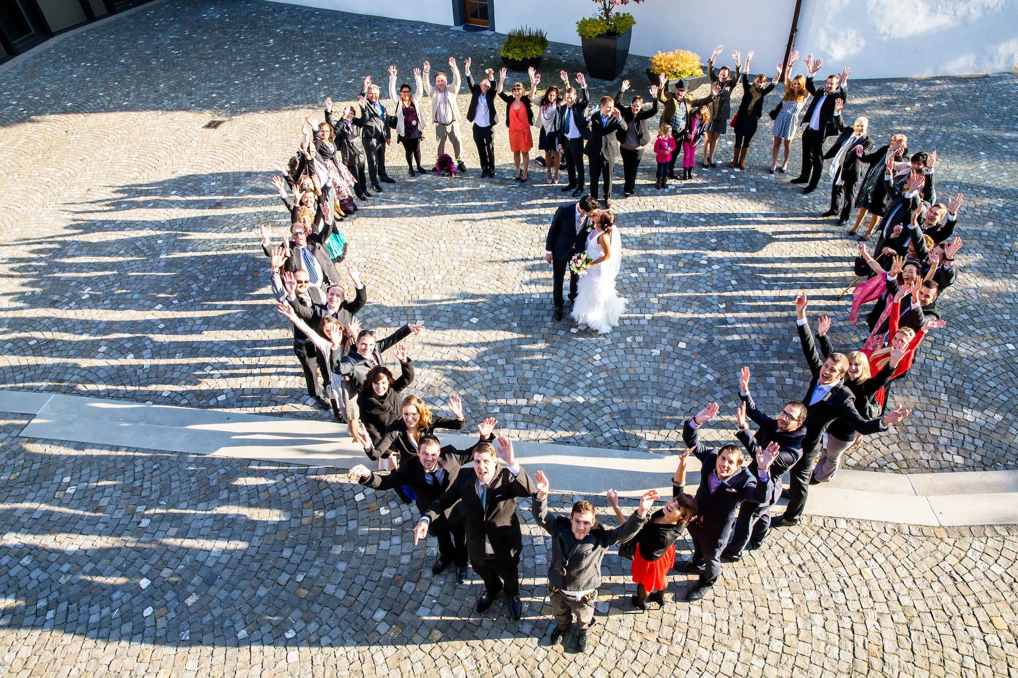 Kristian Dill Photographe Mariage Wedding Groupe Coeur